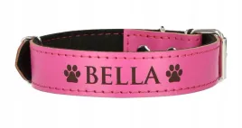 obroza-skorzana-10-kolorow-grawer-roz-38-48cm