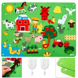 tablica-filcowa-zabawka-filcowa-mata-na-rzepy-farma-f21