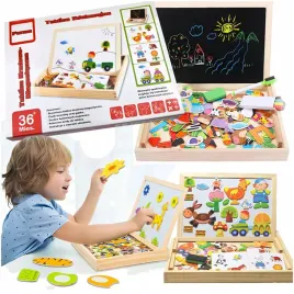 tablica-edukacyjna-magnetyczna-drewniana-kredowa-wielofunkcyjna-dla-dzieci
