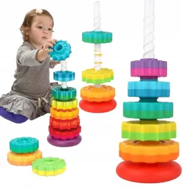 wieza-teczowa-piramidka-ukladanka-dla-dzieci-spirala-kola-zebate-duza