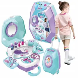 toaletka-na-kolkach-kosmetyki-bizuteria-suszarka-lusterko-walizka-salon-pie