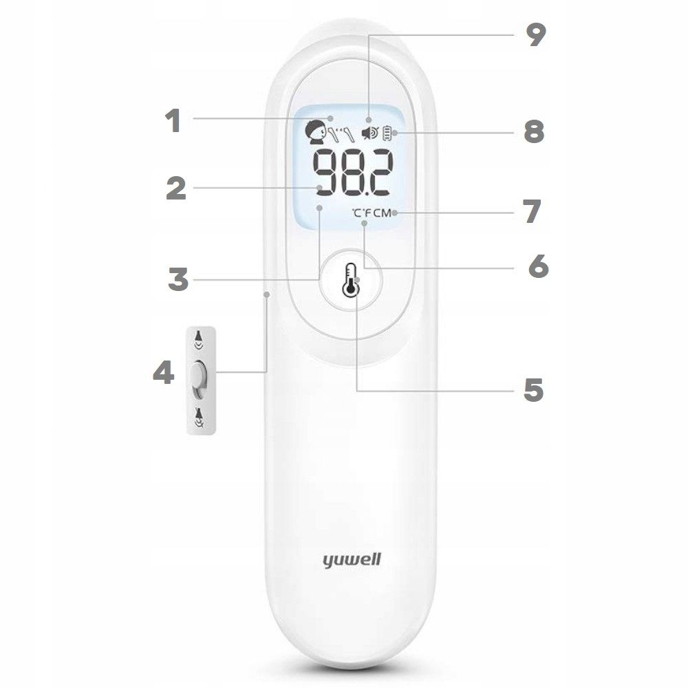 termometr-elektroniczny-bezdotykowy-do-czola-yuwell-yt-1