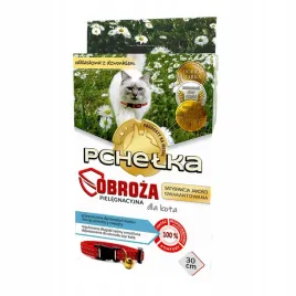 pchelka-obroza-pielegnacyjna-na-pchly-kleszcze-dla-kota-odblaskowa-20-30cm