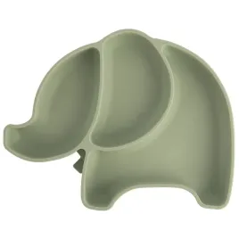talerz-dla-dziecka-silikonowy-dzielony-zielony-slonik-235x19x35-cm
