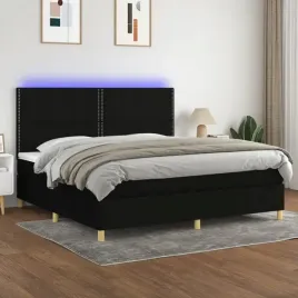 vidaxl-lozko-kontynentalne-z-materacem-czarne-200-x-200-cm-tkanina
