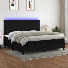vidaxl-lozko-kontynentalne-z-materacem-czarne-200-x-200-cm-tkanina