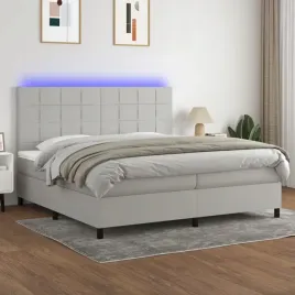 vidaxl-lozko-kontynentalne-z-materacem-jasnoszare-200x200cm-tkanina