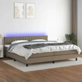vidaxl-lozko-kontynentalne-z-materacem-taupe-200-x-200-cm-tkanina