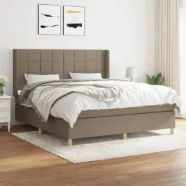 vidaxl-lozko-kontynentalne-z-materacem-taupe-tkanina-180x200-cm