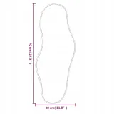 vidaxl-lustro-scienne-czarne-70x30-cm-waga-z-opakowaniem-2-kg