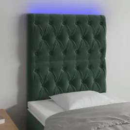 vidaxl-zaglowek-do-lozka-z-led-ciemnozielony-80x7x118-128-cm