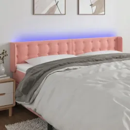 vidaxl-zaglowek-do-lozka-z-led-rozowy-163x16x78-88-cm-aksamit
