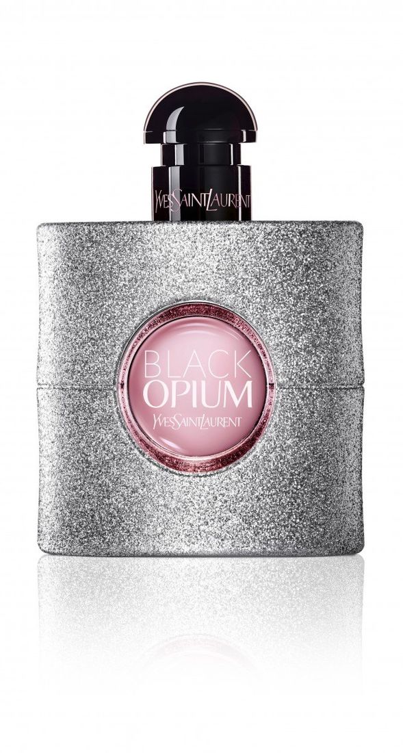 yves saint laurent black opium glitter