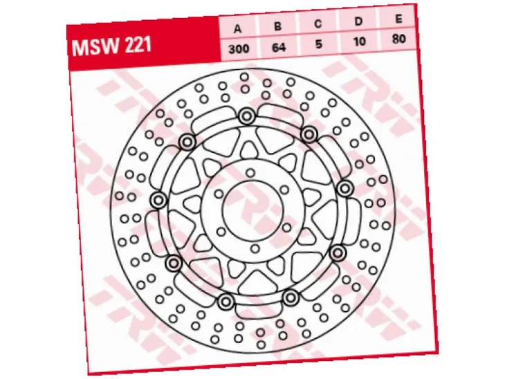 tarcze-przod-trw-msw221-stan-nowy