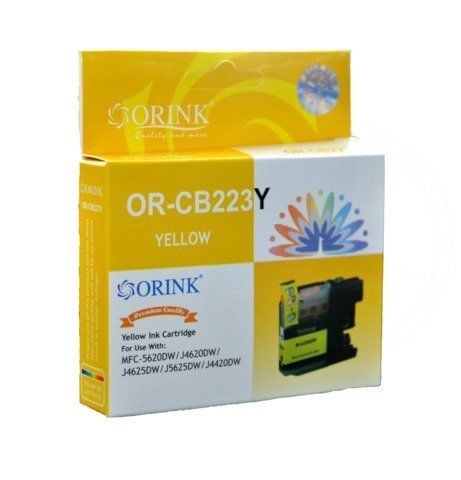 Tusz Orink LC223 do Brother 10 ml Yellow