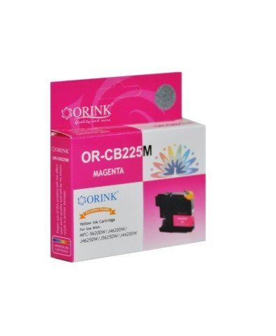 Tusz ORINK LC225 do Brother 15 ml Magenta