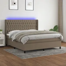 vidaxl-lozko-kontynentalne-z-materacem-taupe-160x200-cm-tkanina