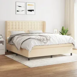 vidaxl-lozko-kontynentalne-z-materacem-kremowe-tkanina-180x200-cm