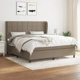 vidaxl-lozko-kontynentalne-z-materacem-taupe-tkanina-180x200-cm