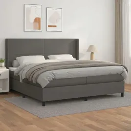 vidaxl-lozko-kontynentalne-z-materacem-szare-ekoskora-200x200-cm