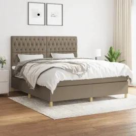 vidaxl-lozko-kontynentalne-z-materacem-taupe-tkanina-180x200-cm