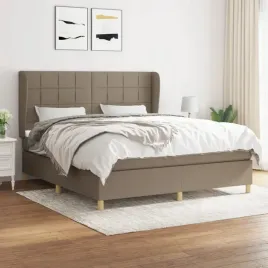 vidaxl-lozko-kontynentalne-z-materacem-taupe-tkanina-180x200-cm
