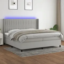 vidaxl-lozko-kontynentalne-z-materacem-jasnoszare-200x200cm-tkanina