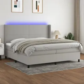 vidaxl-lozko-kontynentalne-z-materacem-jasnoszare-200x200cm-tkanina