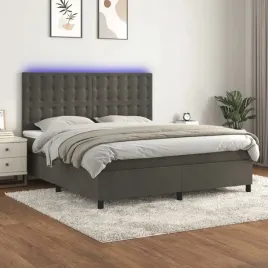 vidaxl-lozko-kontynentalne-z-materacem-i-led-szary-aksamit-180x200cm
