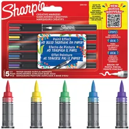 markery-akrylowe-sharpie-kreatywne-artystyczne-pisaki-mazaki-5-kolorow