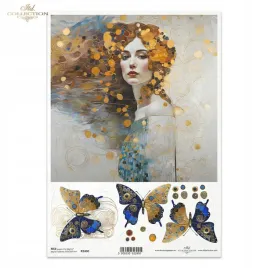 papier-ryzowykobieta-motyledecoupage-a4-itd-r2400