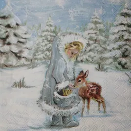 serwetka-am-33315755-dziewczynka-w-zimowym-plaszczyku-1-szt