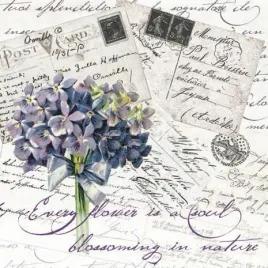 serwetka-do-211814-fiolki-listy-1-szt