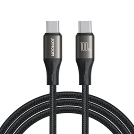 kabel-joyroom-light-speed-series-s-a25-usb-c-usb-c-100w-1-2m-czarny