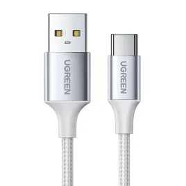 kabel-ugreen-us288-60130-usb-a-usb-c-qc-3-0-3a-0-5m-bialy