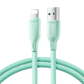 kabel-joyroom-multi-color-series-s-a34-usb-a-lightning-3a-1m-zielony