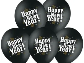 balony-czarne-z-nadrukiem-happy-new-year-na-sylwestra-37-cm-50-szt