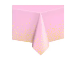 obrus-urodzinowy-rozowy-w-zlote-kropki-137-x-274-cm-1-szt
