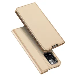 etui-dux-ducis-skin-pro-z-klapka-funkcja-podstawki-zlote-poco-m4-pro-5g