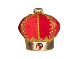 czapka-krola-czerwona-dla-dziecka-1-szt