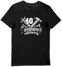 koszulka-40-lat-na-oryginalnych-czesciach-czarna-2xl