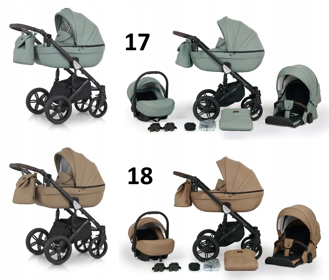 WÓZEK DZIECIĘCY VERDI MOCCA 3W1+ TORBA + AKCESORIA – 220734730