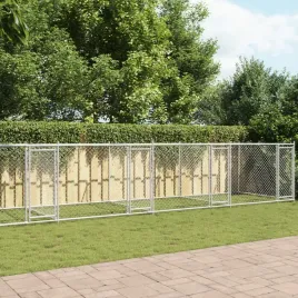 vidaxl-klatka-dla-psa-z-drzwiami-szara-12x2x15-m-stal