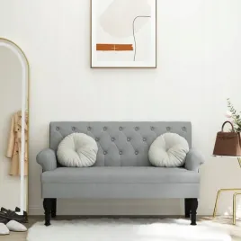 vidaxl-lawka-z-oparciem-jasnoszara-120x62x755-cm-tkanina