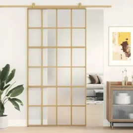 vidaxl-drzwi-przesuwne-zlote-1025x205-cm-mrozone-szklo-esg