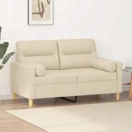 vidaxl-2-osobowa-sofa-z-poduszkami-kremowa-120-cm-tkanina