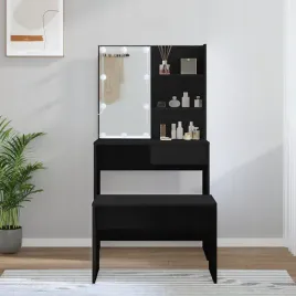 vidaxl-toaletka-z-led-czarna-material-drewnopochodny