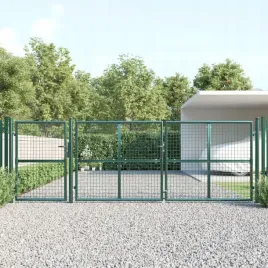 vidaxl-brama-z-siatki-zielona-400x175-cm-galwanizowana-stal