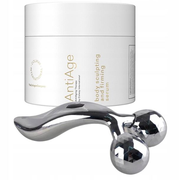 ﻿Serum Wyszczuplające Do Ciała COLWAY AntiAge 200 ml + Masażer Do Ciała 3D
