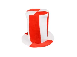 czapka-cylinder-bialo-czerwona-1-szt